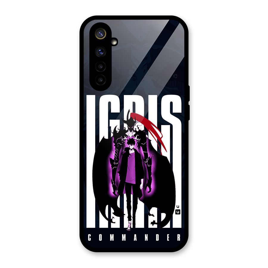 Commander Igris Glass Back Case for Realme 6i