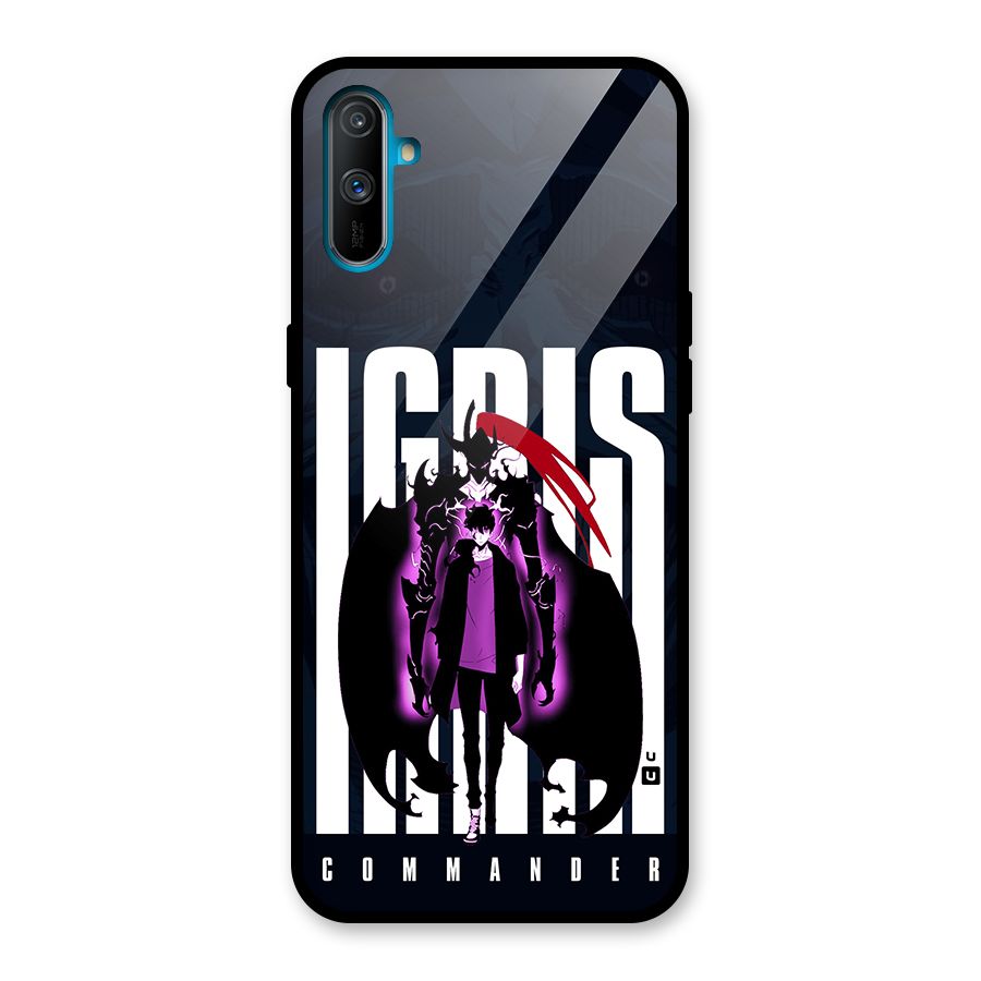 Commander Igris Glass Back Case for Realme C3