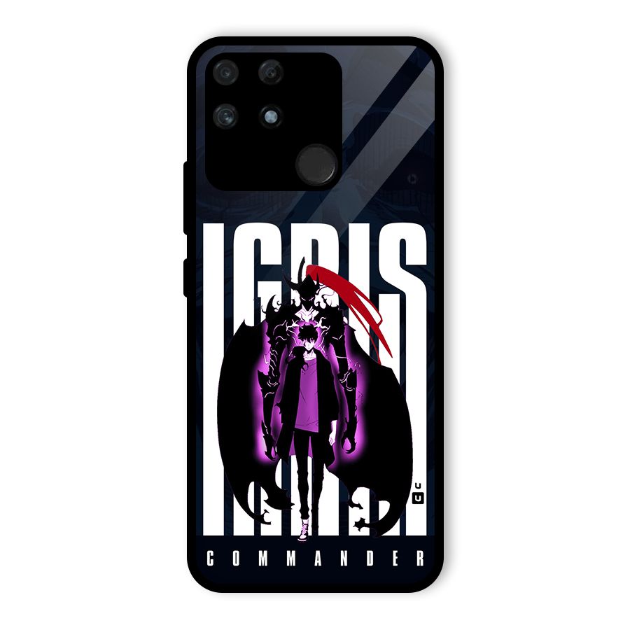 Commander Igris Glass Back Case for Realme Narzo 50A