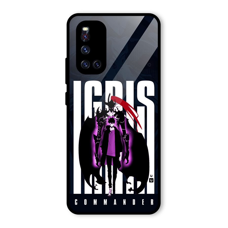 Commander Igris Glass Back Case for Vivo V19