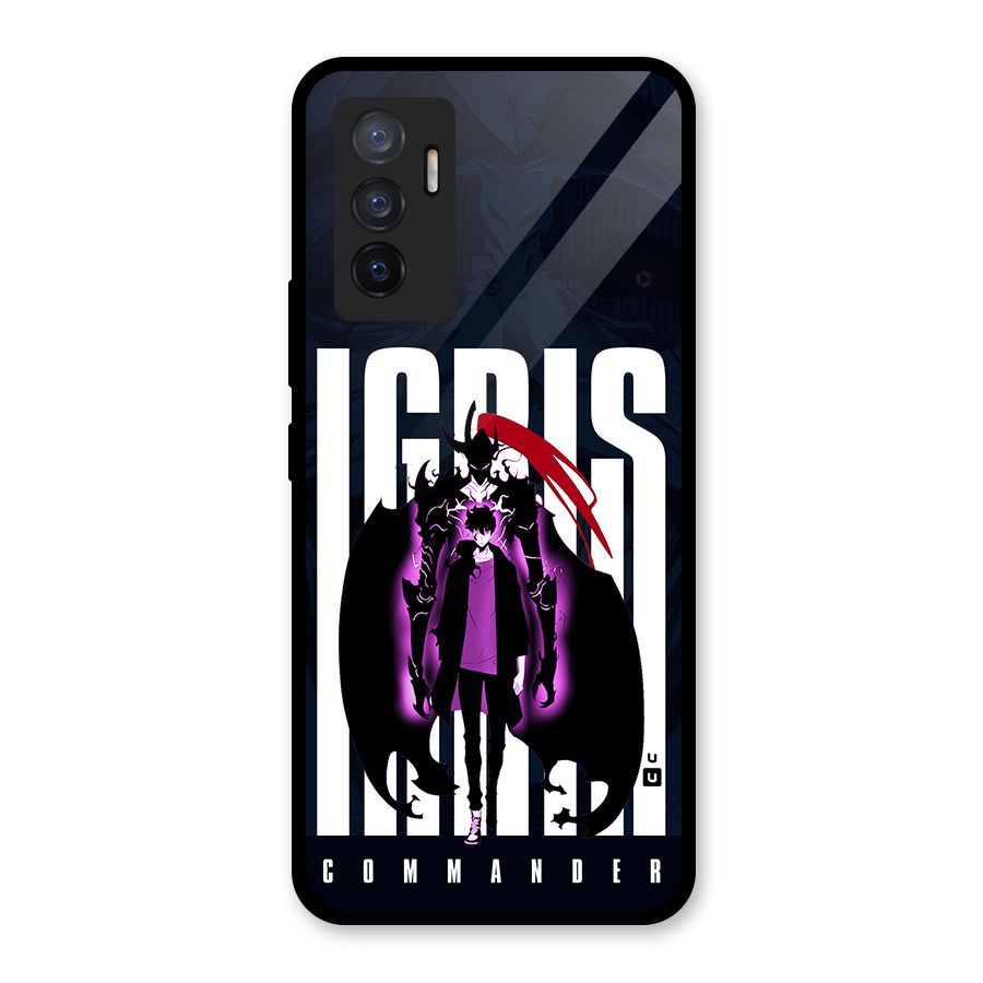 Commander Igris Glass Back Case for Vivo V23e