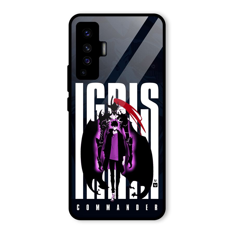 Commander Igris Glass Back Case for Vivo X50