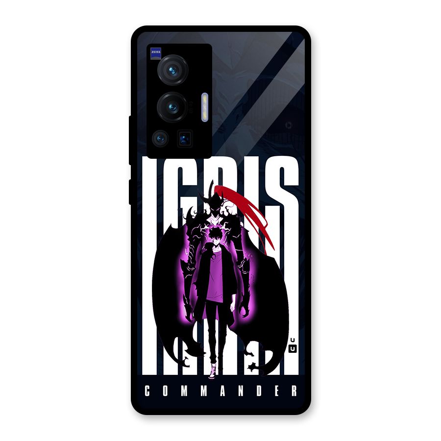 Commander Igris Glass Back Case for Vivo X70 Pro