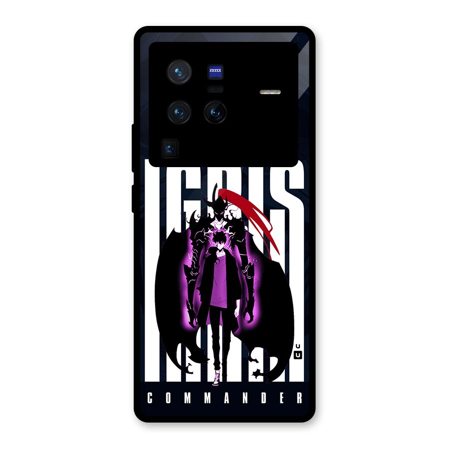Commander Igris Glass Back Case for Vivo X80 Pro