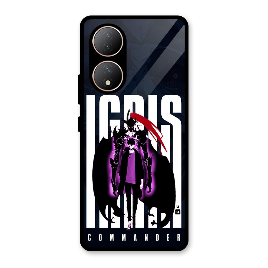 Commander Igris Glass Back Case for Vivo Y100