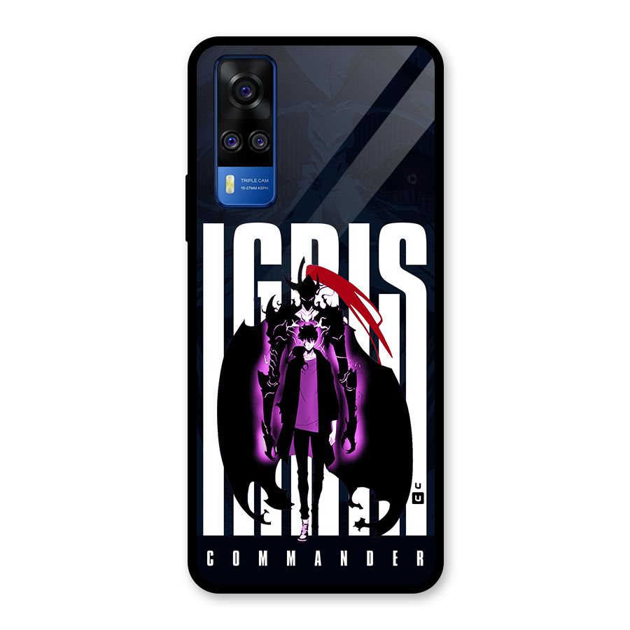 Commander Igris Glass Back Case for Vivo Y51A