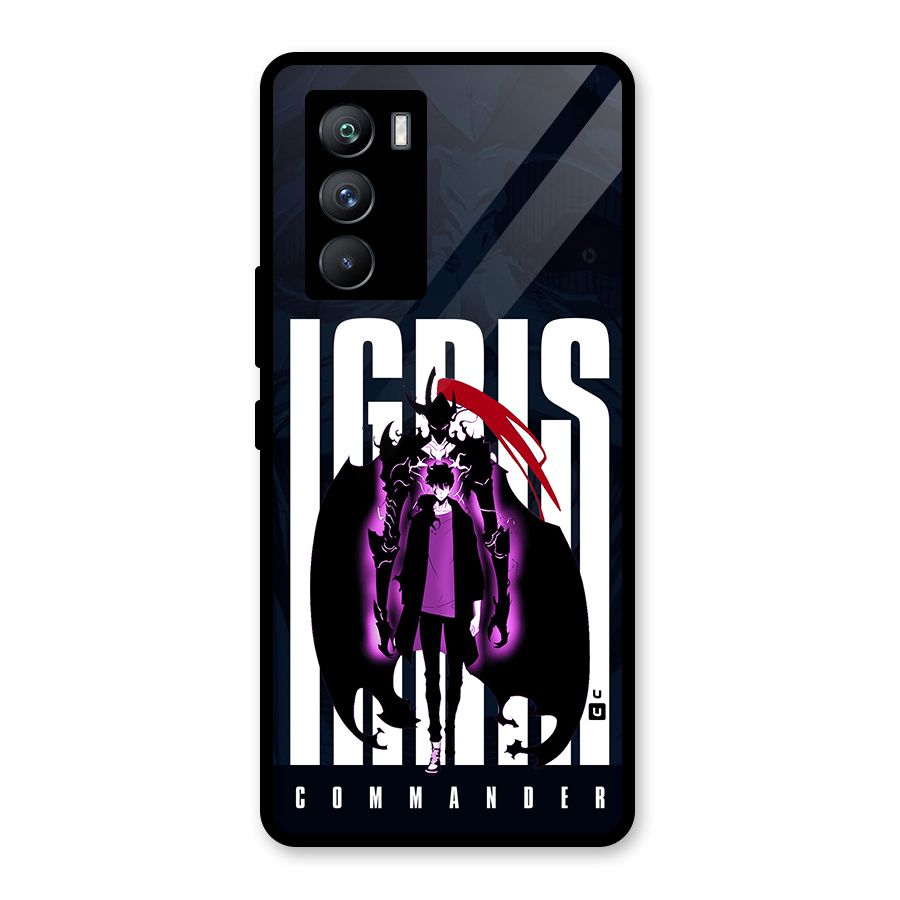 Commander Igris Glass Back Case for Vivo iQOO 9 SE