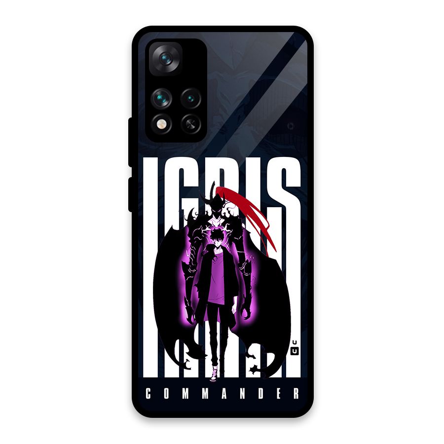 Commander Igris Glass Back Case for Xiaomi 11i HyperCharge 5G