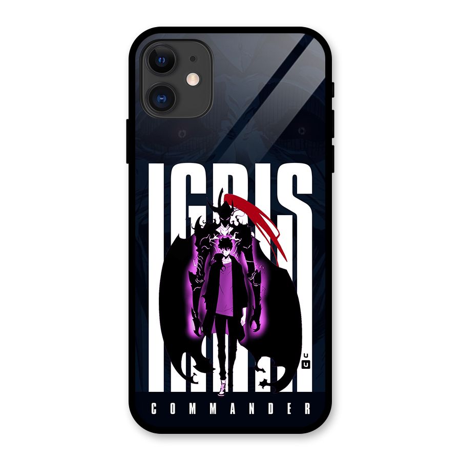 Commander Igris Glass Back Case for iPhone 11