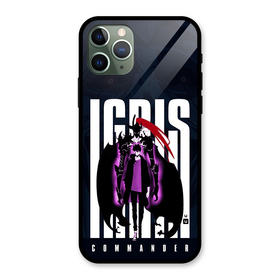 Commander Igris Glass Back Case for iPhone 11 Pro