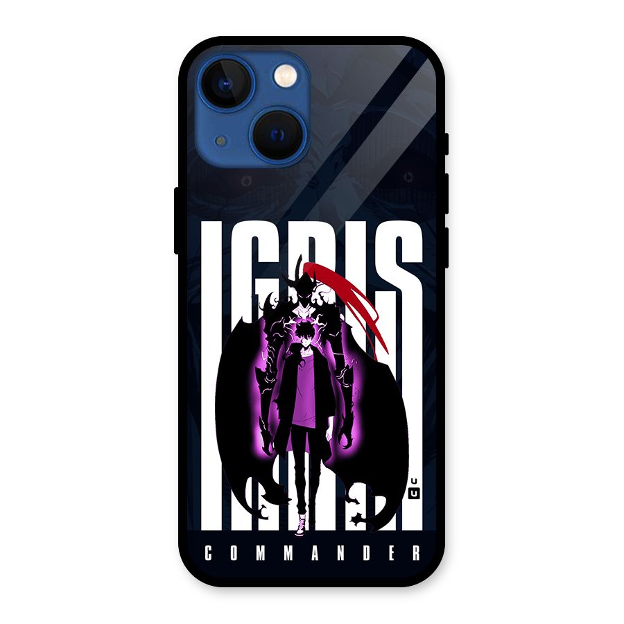 Commander Igris Glass Back Case for iPhone 13 Mini