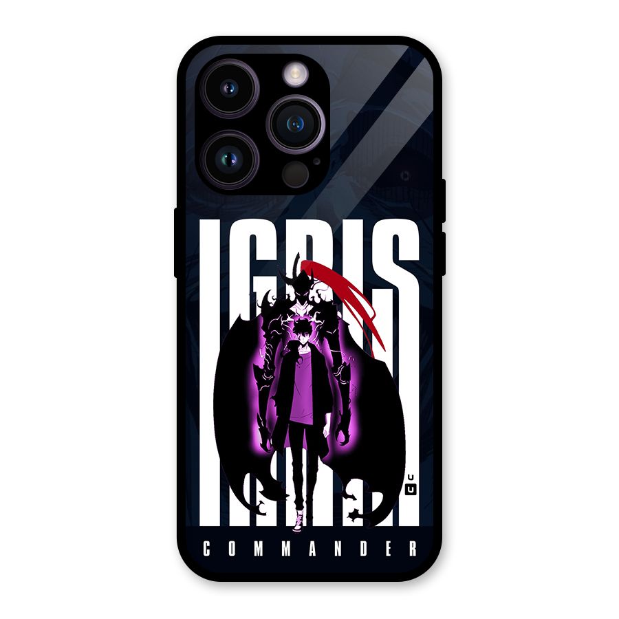 Commander Igris Glass Back Case for iPhone 14 Pro