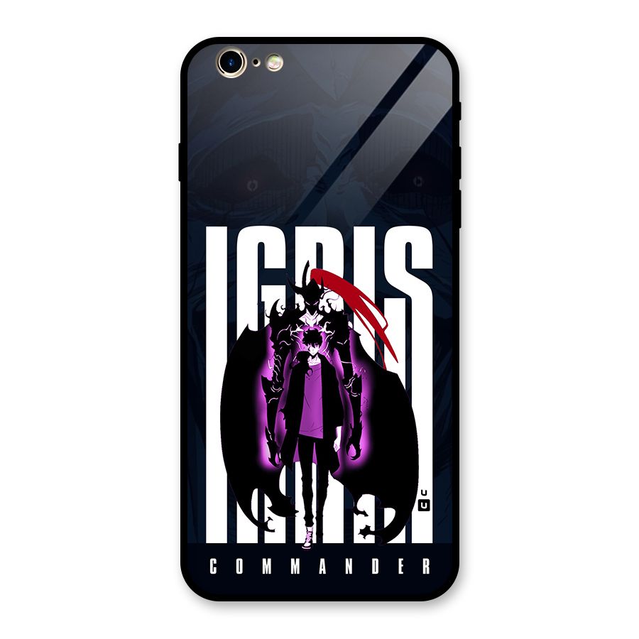 Commander Igris Glass Back Case for iPhone 6 Plus 6S Plus