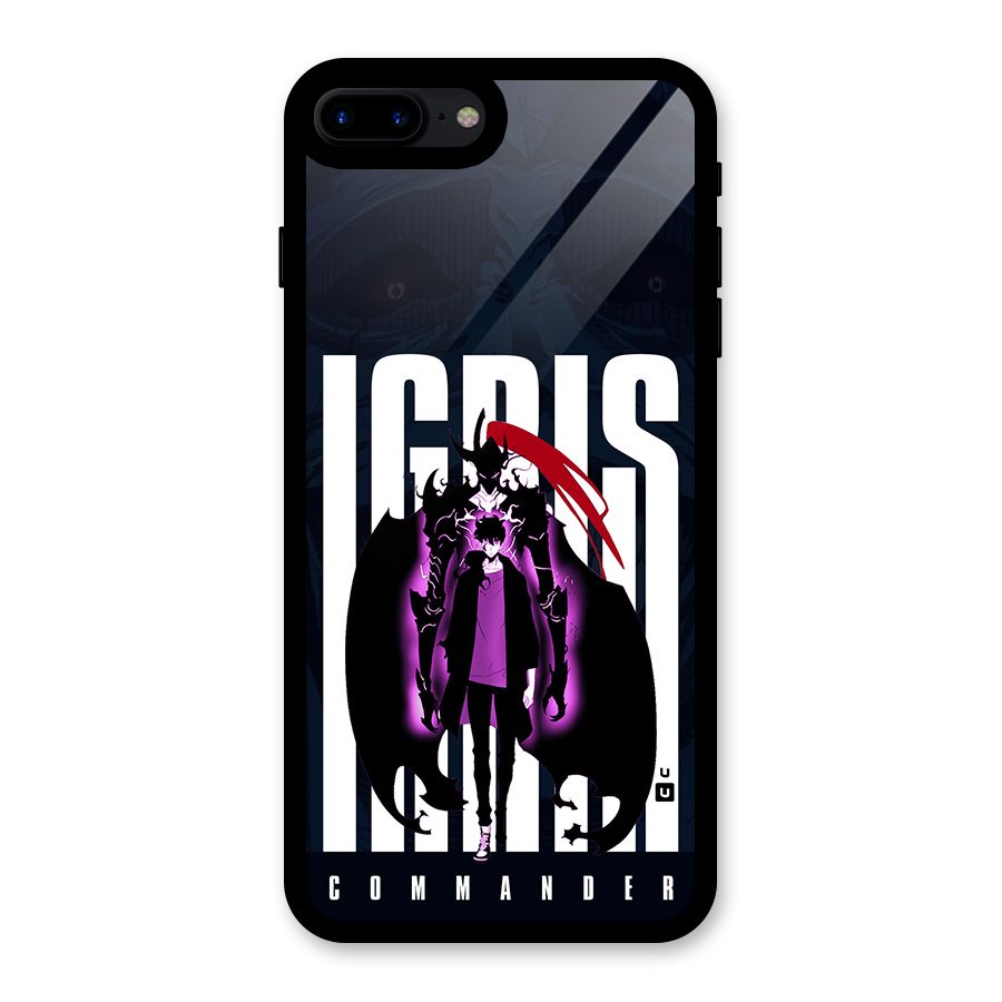 Commander Igris Glass Back Case for iPhone 7 Plus