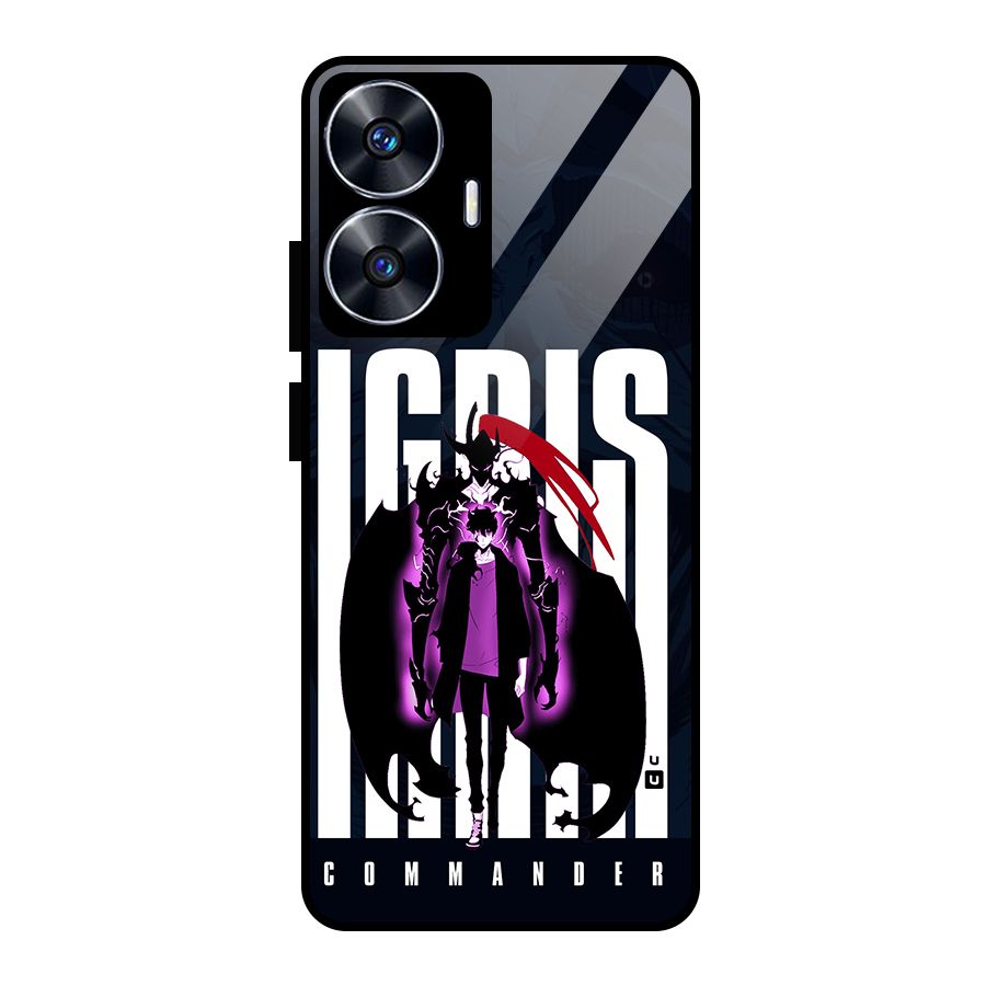 Commander Igris Glass Back Case for realme C55