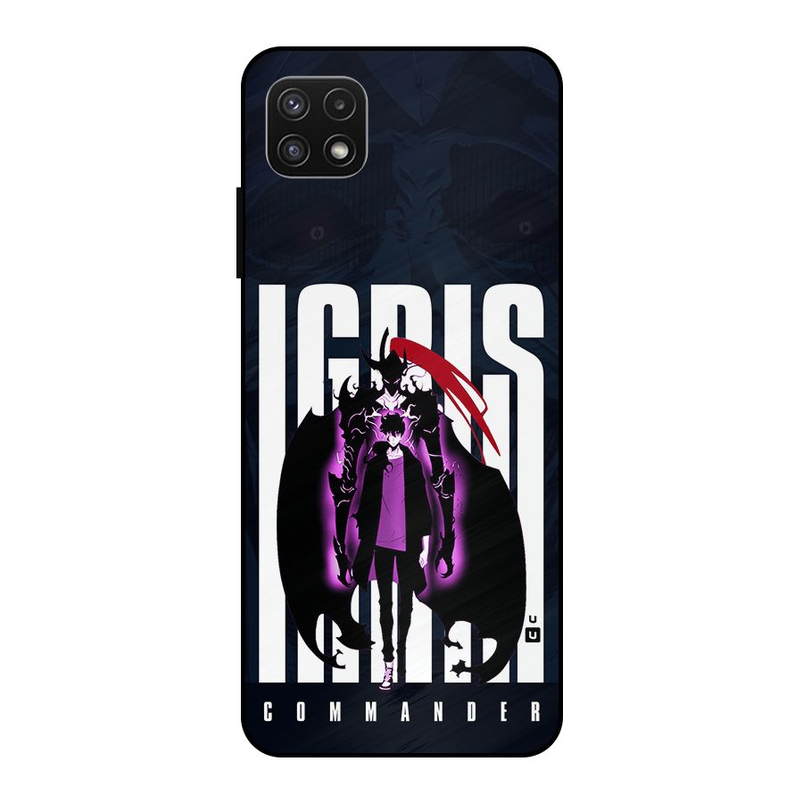 Commander Igris Metal Back Case for Galaxy A22 5G
