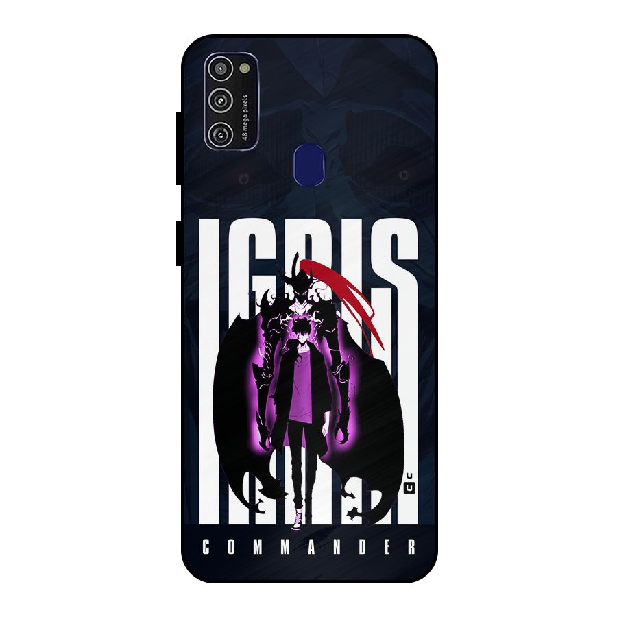 Commander Igris Metal Back Case for Galaxy M30s