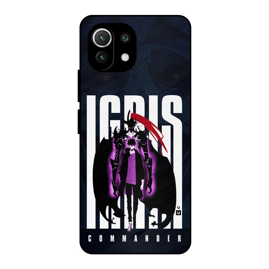 Commander Igris Metal Back Case for Mi 11 Lite NE 5G