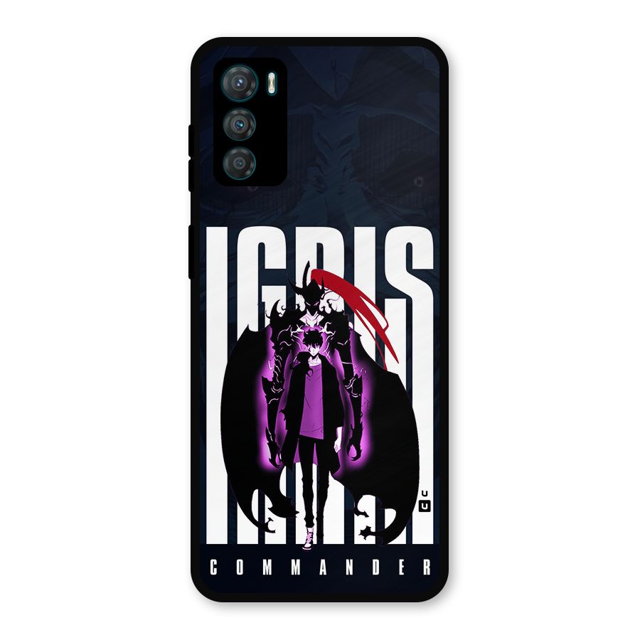 Commander Igris Metal Back Case for Moto G42