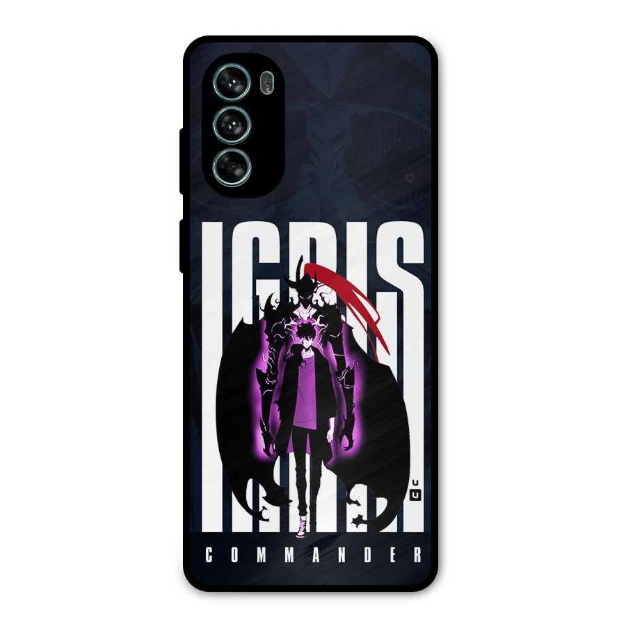 Commander Igris Metal Back Case for Moto G62