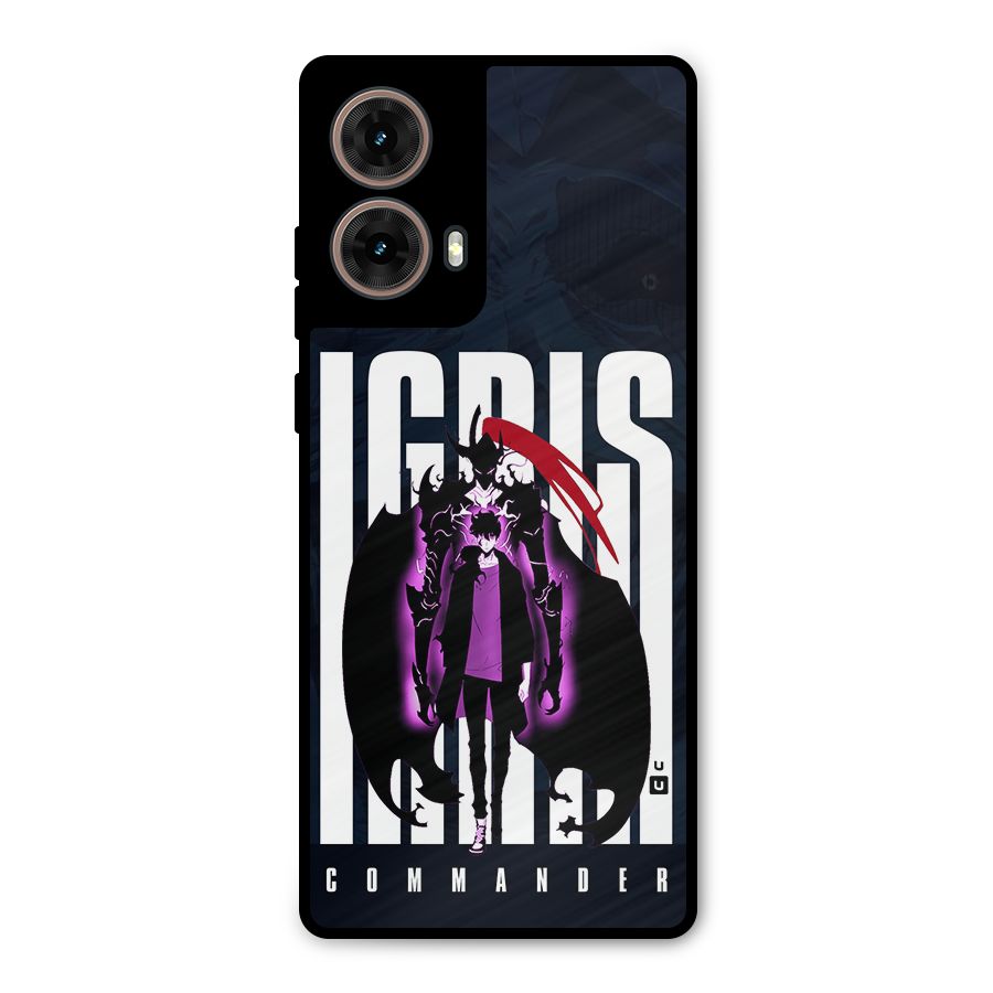 Commander Igris Metal Back Case for Moto G85