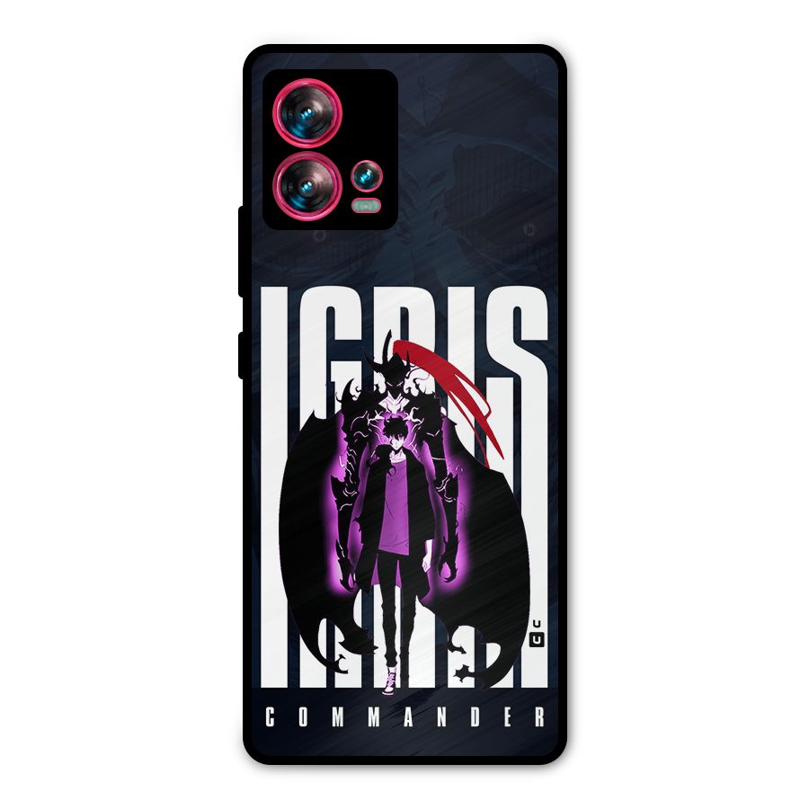 Commander Igris Metal Back Case for Motorola Edge 30 Fusion