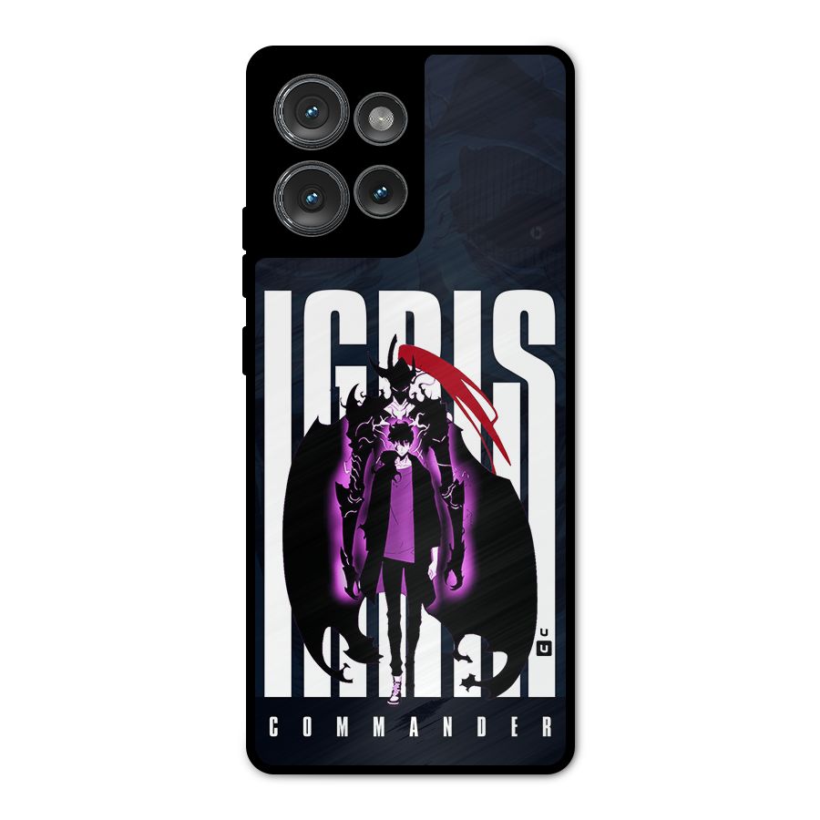 Commander Igris Metal Back Case for Motorola Edge 50