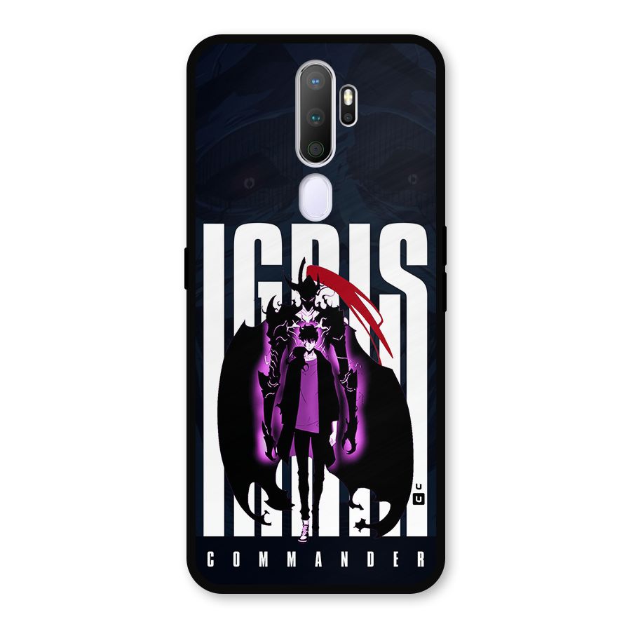 Commander Igris Metal Back Case for Oppo A5 (2020)