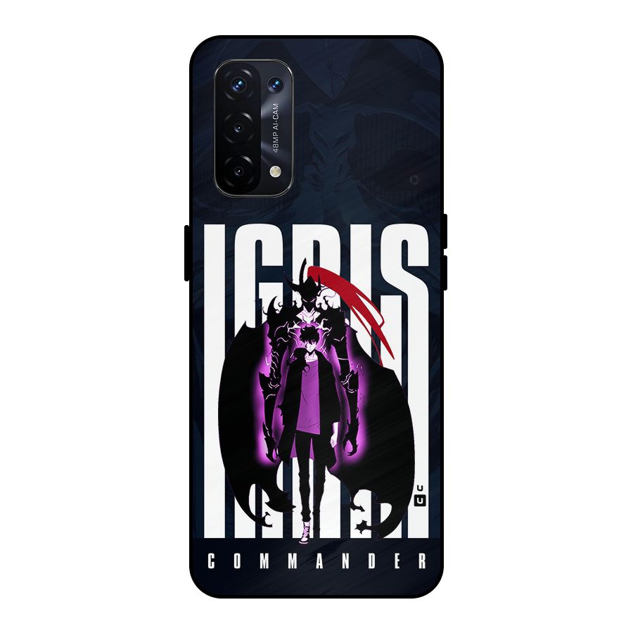 Commander Igris Metal Back Case for Oppo A74 5G