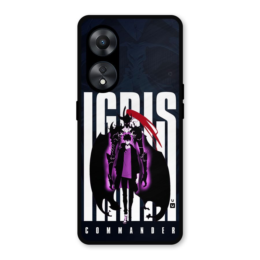 Commander Igris Metal Back Case for Oppo A78