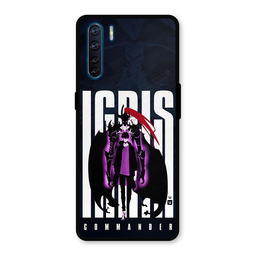 Commander Igris Metal Back Case for Oppo F15