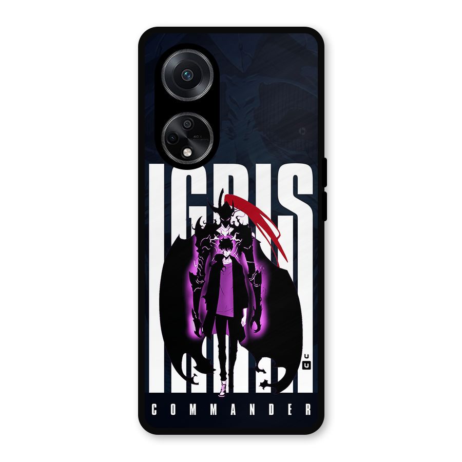 Commander Igris Metal Back Case for Oppo F23