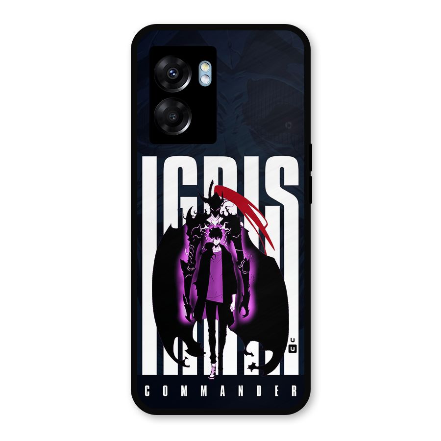 Commander Igris Metal Back Case for Oppo K10 (5G)