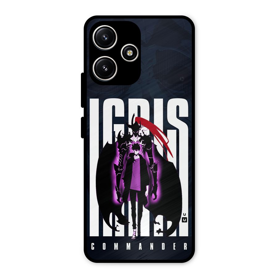 Commander Igris Metal Back Case for Poco M6 Pro