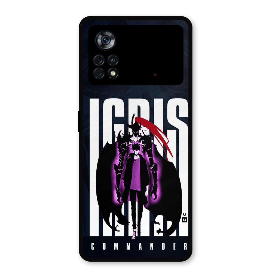 Commander Igris Metal Back Case for Poco X4 Pro 5G
