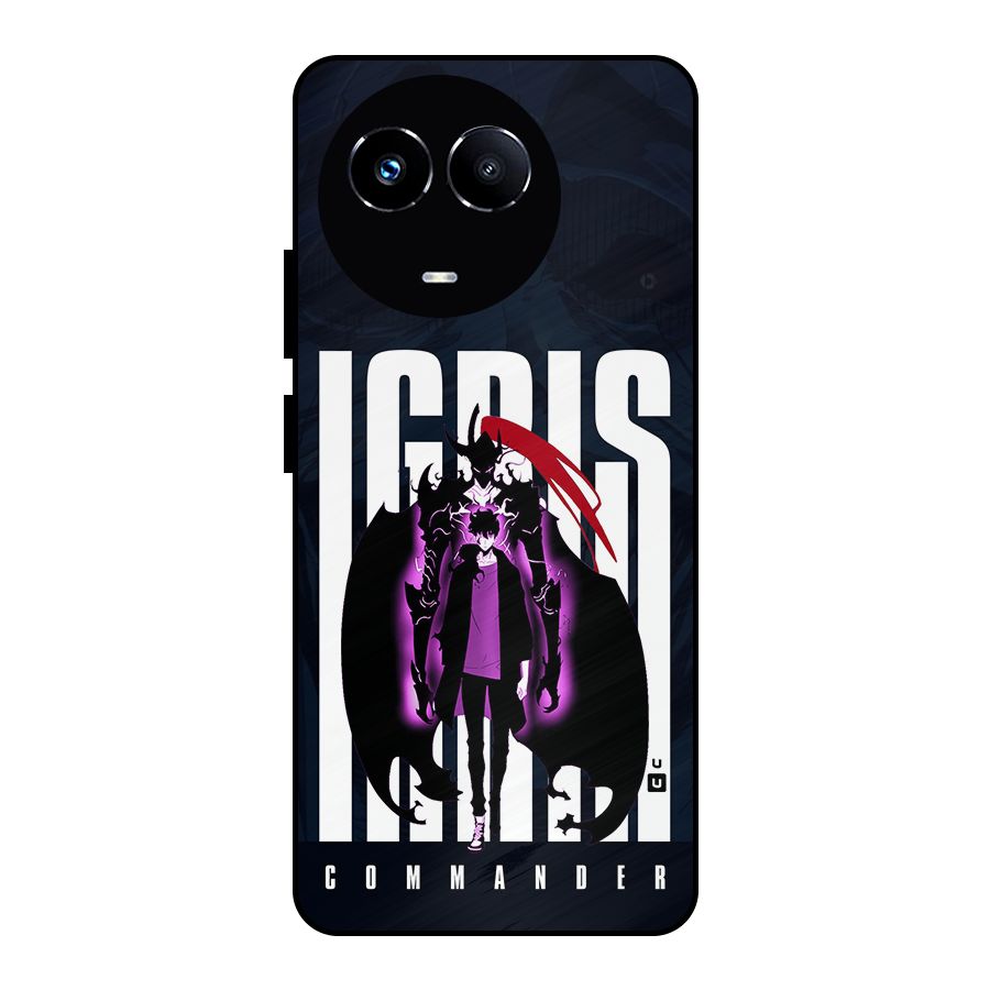 Commander Igris Metal Back Case for Realme 11X