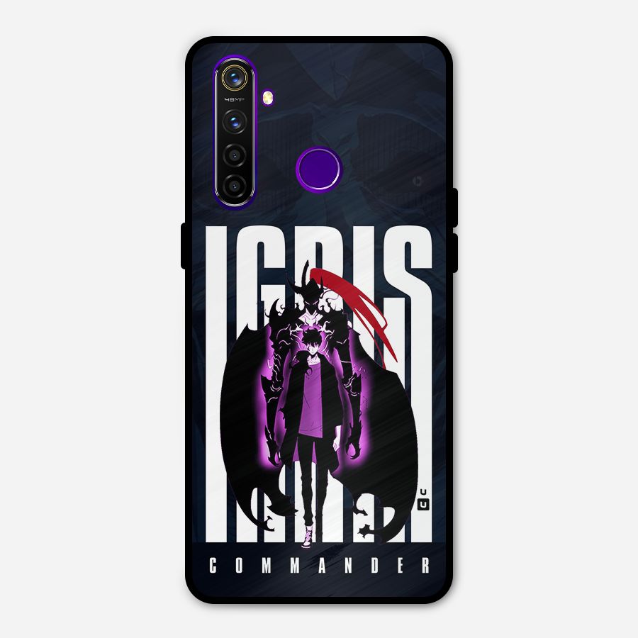 Commander Igris Metal Back Case for Realme 5 Pro