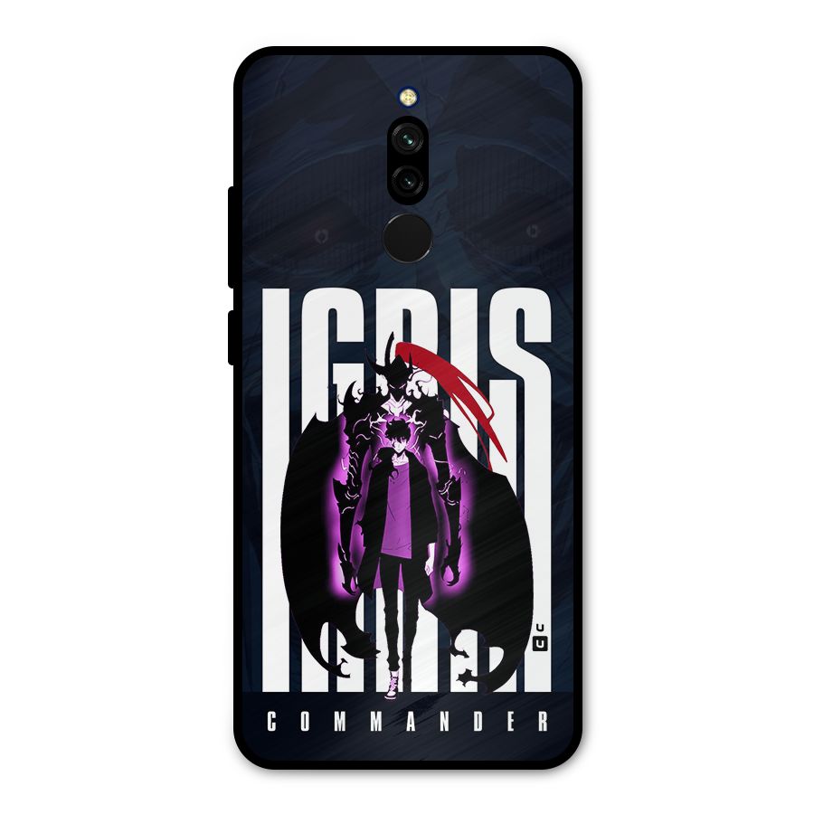 Commander Igris Metal Back Case for Redmi 8