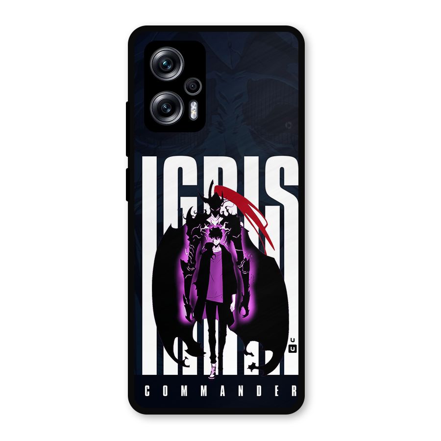 Commander Igris Metal Back Case for Redmi K50i