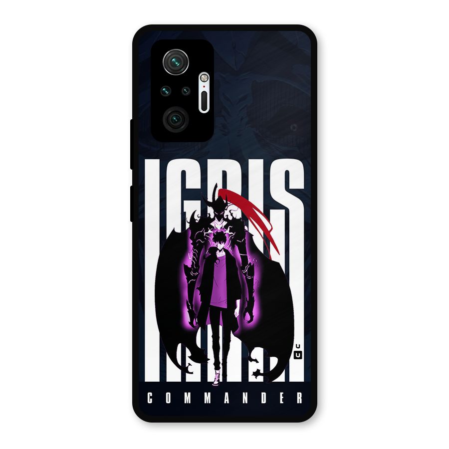 Commander Igris Metal Back Case for Redmi Note 10 Pro