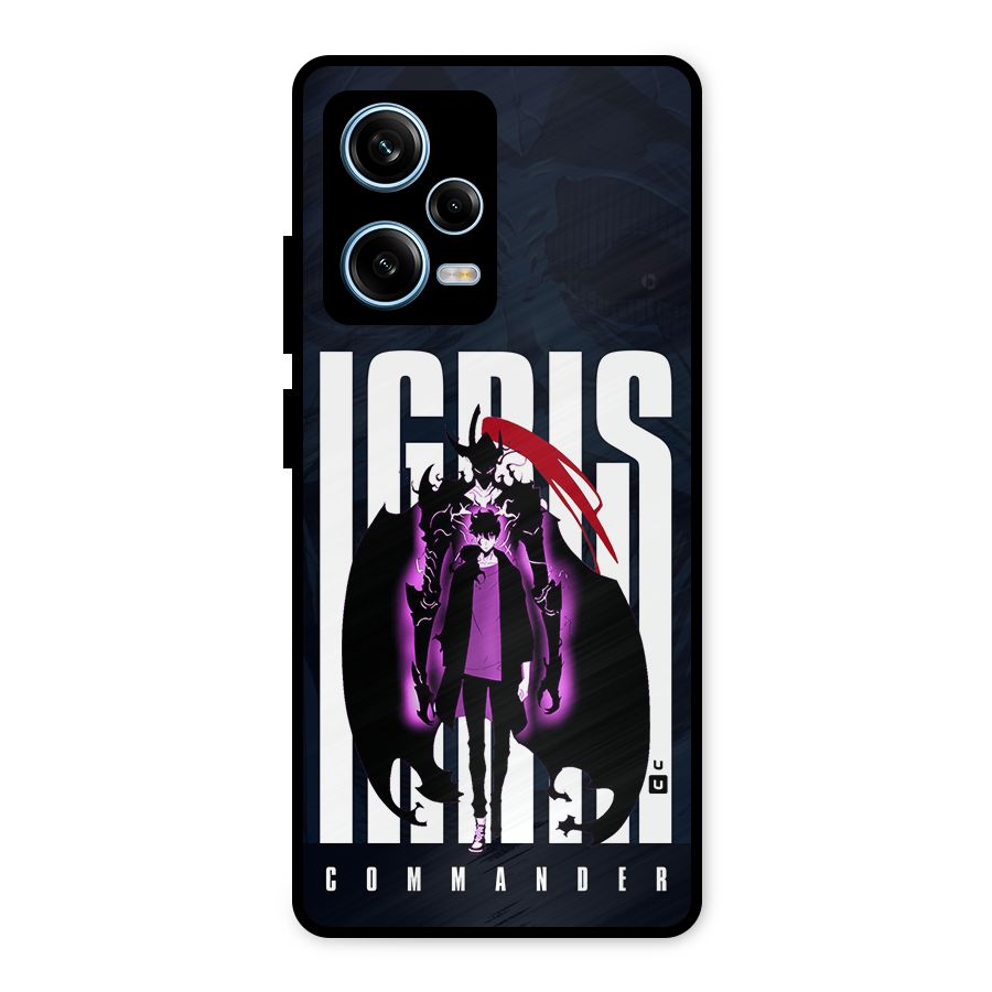 Commander Igris Metal Back Case for Redmi Note 12 Pro