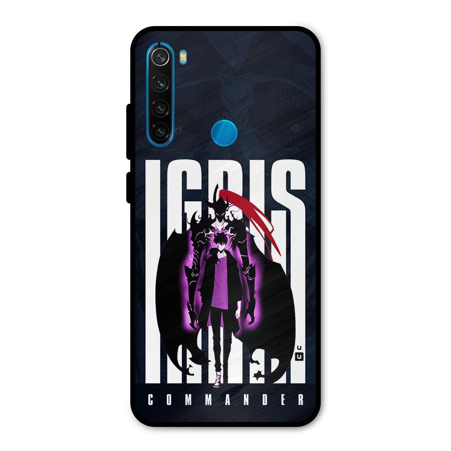 Commander Igris Metal Back Case for Redmi Note 8