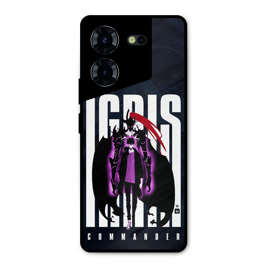 Commander Igris Metal Back Case for Tecno Pova 5 Pro 5G
