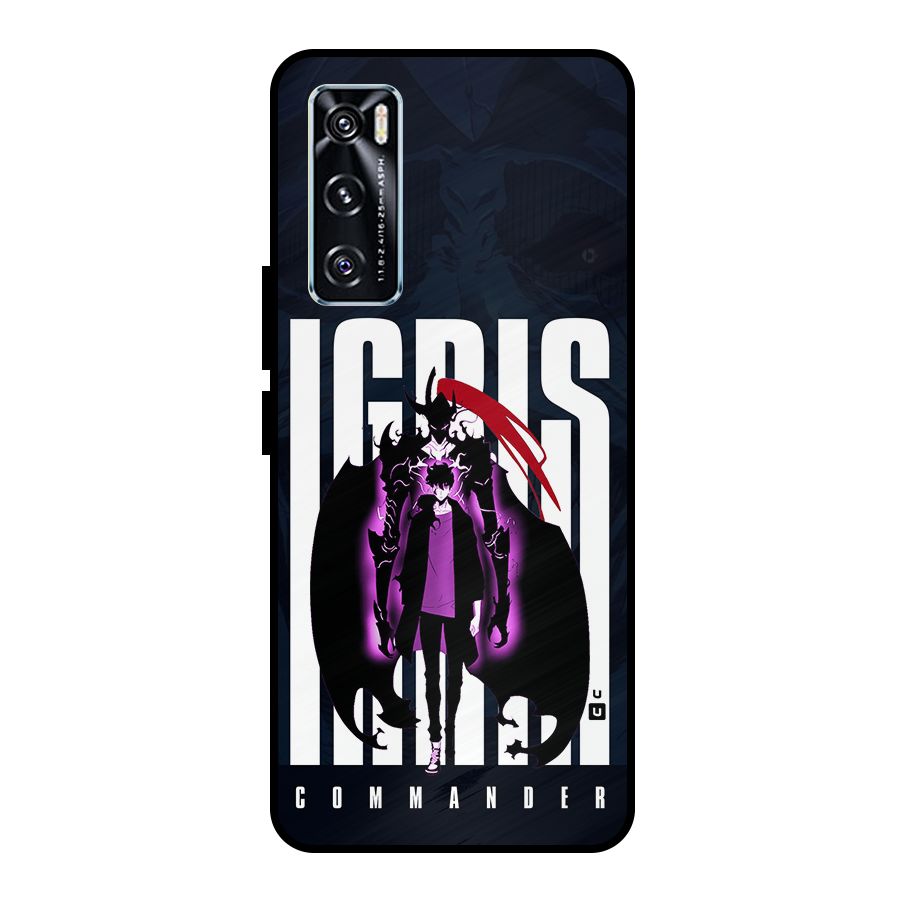 Commander Igris Metal Back Case for Vivo V20 SE