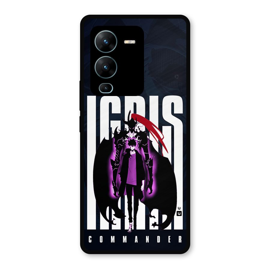 Commander Igris Metal Back Case for Vivo V25 Pro