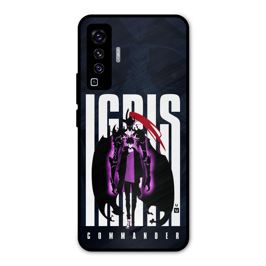 Commander Igris Metal Back Case for Vivo X50