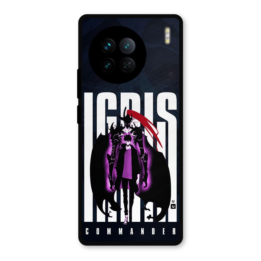 Commander Igris Metal Back Case for Vivo X90