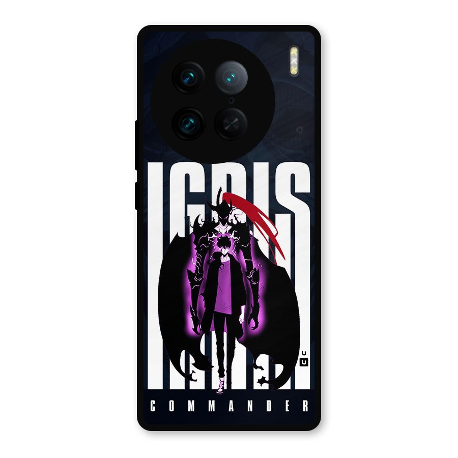 Commander Igris Metal Back Case for Vivo X90 Pro