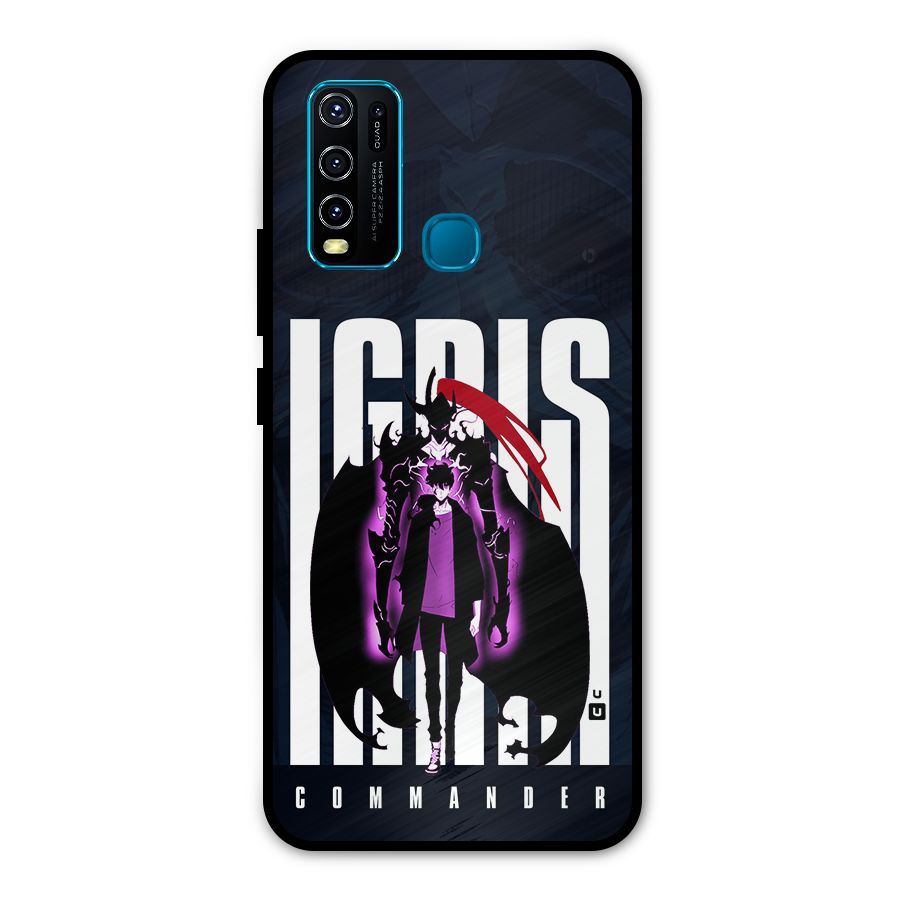 Commander Igris Metal Back Case for Vivo Y30