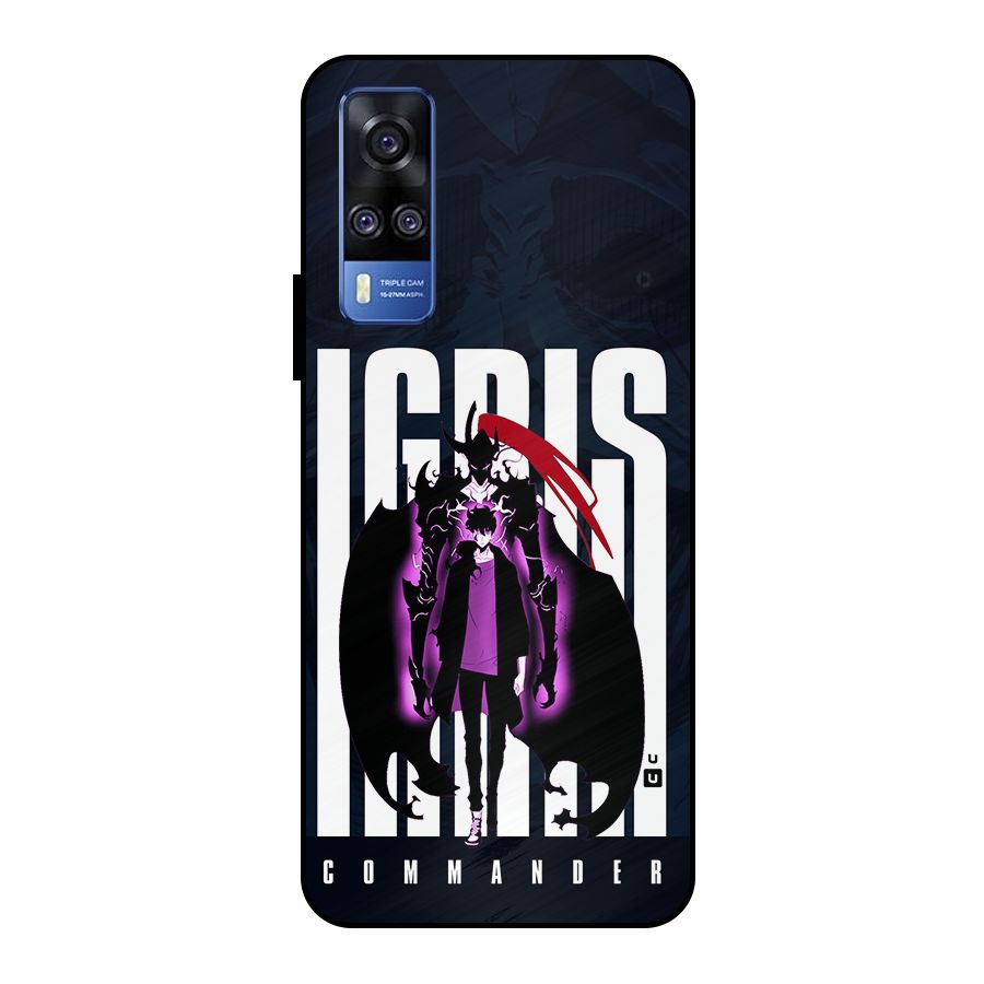 Commander Igris Metal Back Case for Vivo Y51